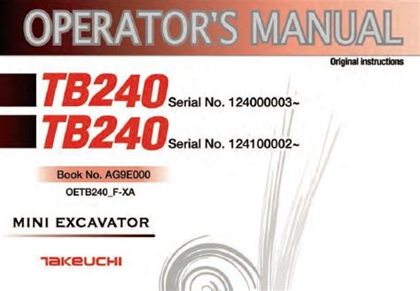 operators manual fora tb240 mini excavator|takeuchi tb240 operator manual free.